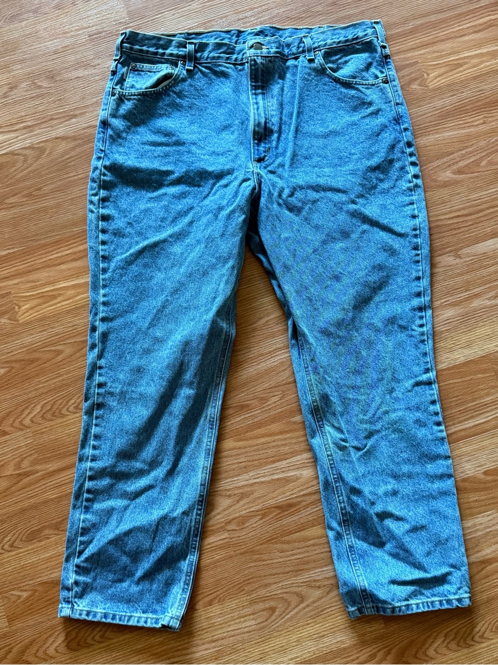 Carhartt B18 STW Traditional Fit Stonewash Denim Jeans Mens 42x30 Workwear